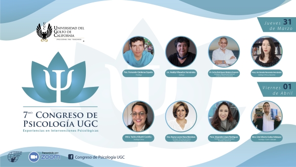 7mo. Congreso de Psicología UGC 2022 denominado 